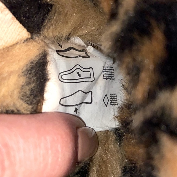 MADEWELL Quilted Scuff Leopard Cheetah Slip On MB847 Lounge Slippers Size 7 - Picture 7 of 13